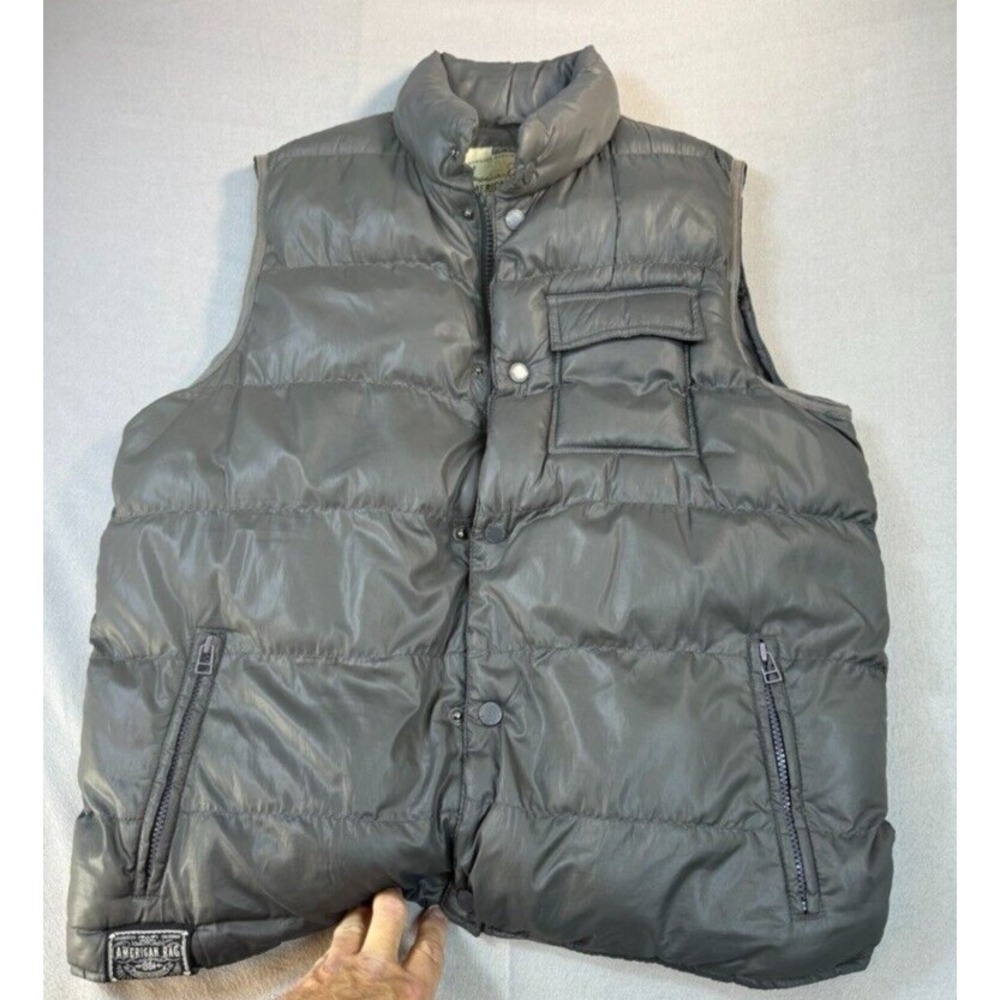 American Rag Vest Large Men's Black Puffer Vest L